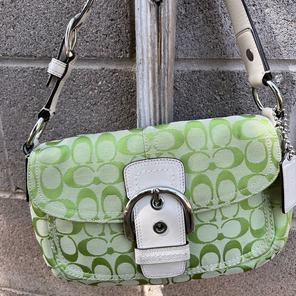 Coach Lime Green Purse💚